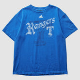 Texas Rangers Adidas 2000s T-Shirt Blue Vintage