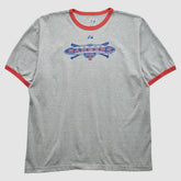 Texas Rangers Majestic 2010 T-Shirt Heather Gray Vintage