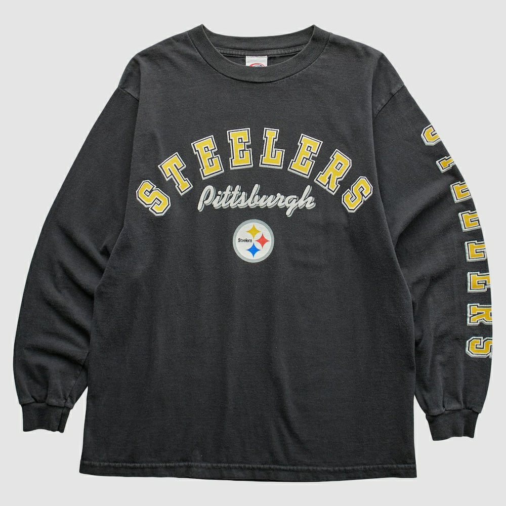 Pittsburgh Steelers 2000s T-Shirt - Black Vintage on sale