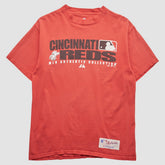 Cincinnati Reds Majestic 2008 T-Shirt Red Vintage