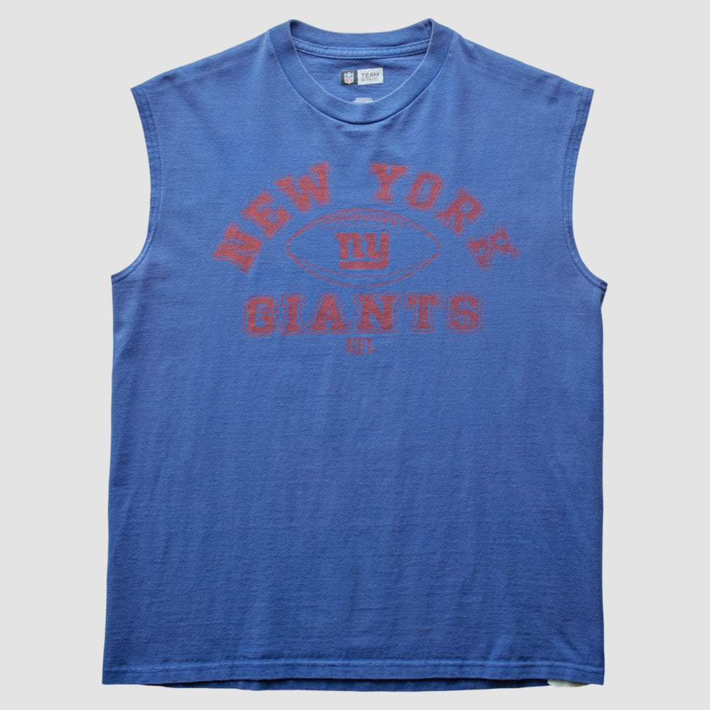 New York Giants 2000s Tank - Blue Vintage on sale