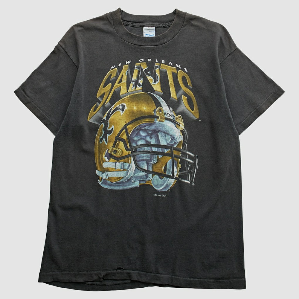 New Orleans Saints Salem 1995 T-Shirt - Black Vintage discount