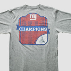 New York Giants Reebok 2012 T-Shirt - Gray Vintage discount