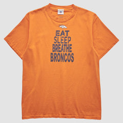 Denver Broncos NFL 2000s T-Shirt - Orange Vintage on sale