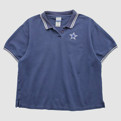 Dallas Cowboys Reebok 2000s Polo - Navy Vintage for sale