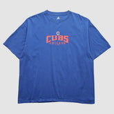 Chicago Cubs Majestic 2009 T-Shirt Blue Vintage