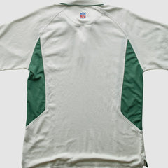 New York Jets Reebok 2000s Polo - 3 Buttons T-Shirt - White Vintage cheap