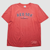 Boston Red Sox Majestic 2003 T-Shirt Red Vintage