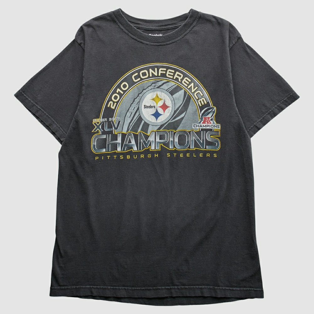 Pittsburgh Steelers Reebok 2010 T-Shirt - Black Vintage online