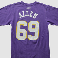 Minnesota Vikings Reebok 2010 T-Shirt - Purple Vintage on sale
