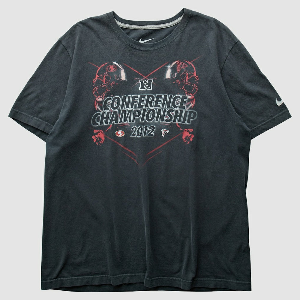 San Francisco 49ers 2012 T-Shirt - Black Vintage on sale