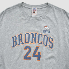 Denver Broncos NFL 2000s T-Shirt - Gray Vintage cheap