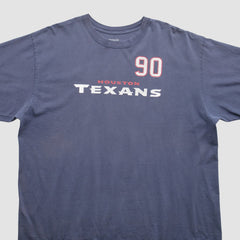 Houston Texans Reebok 2000s T-Shirt - Navy Vintage cheap