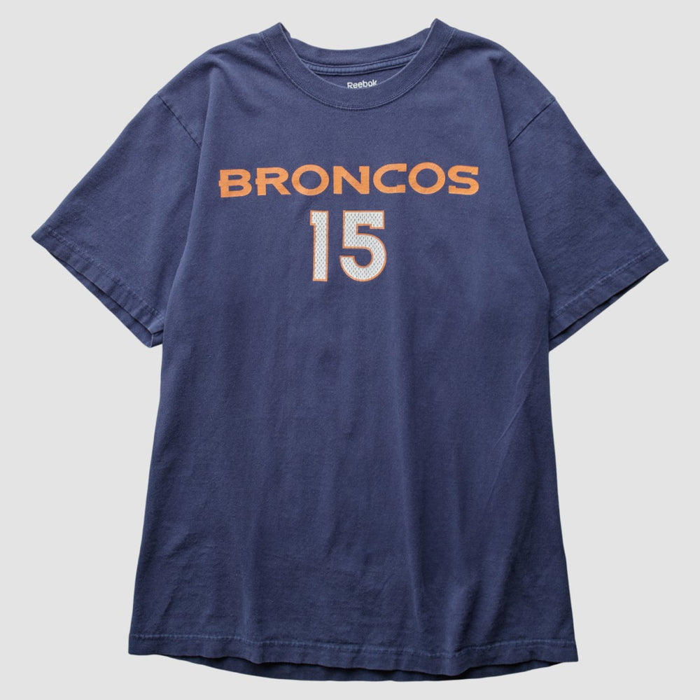 Denver Broncos Reebok 2010 T-Shirt - Navy Vintage for sale