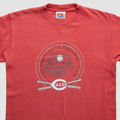 Cincinnati Reds Majestic 2000s T-Shirt Red Vintage