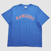 Texas Rangers 2000s T-Shirt Blue Vintage
