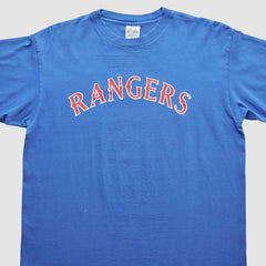 Texas Rangers 2000s T-Shirt Blue Vintage