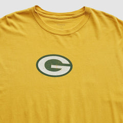 Green Bay Packers Reebok 2000s T-Shirt - Yellow Vintage for sale