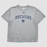 Milwaukee Brewers Adidas 2000s T-Shirt Gray Vintage