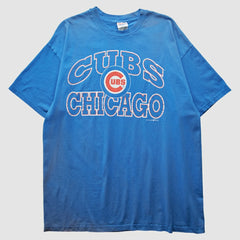 Chicago Cubs Hanes 1998 T-Shirt Blue Vintage