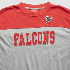 Atlanta Falcons NFL 2000s Long Sleeve T-Shirt - Gray Vintage discount