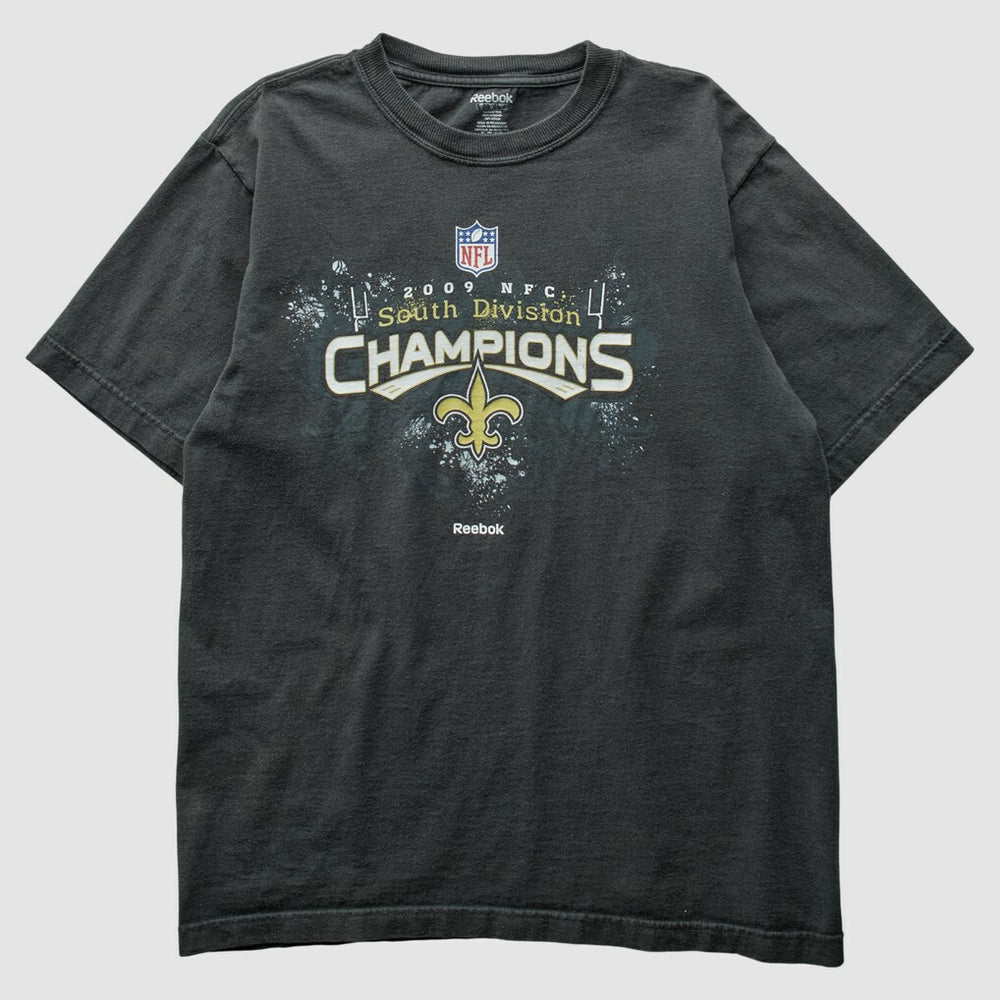 New Orleans Saints Reebok 2009 T-Shirt - Black Vintage cheap