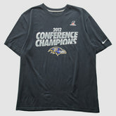 Baltimore Ravens 2012 T-Shirt - Navy Vintage on sale