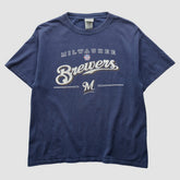 Milwaukee Brewers 2006 T-Shirt Navy Vintage