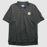 Pittsburgh Steelers Starter 2000s Polo - Black Vintage discount