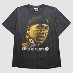 Pittsburgh Steelers Reebok 2006 T-Shirt - Black Vintage on sale