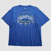 Milwaukee Brewers Majestic 2011 T-Shirt Blue Vintage