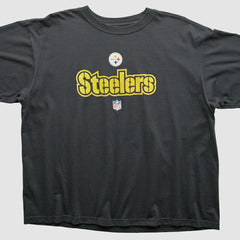 Pittsburgh Steelers 2000s T-Shirt - Black Vintage sale