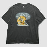 New Orleans Saints 2010s T-Shirt - Black Vintage cheap