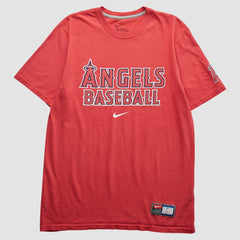 Los Angeles Angels 2010s T-Shirt Red Vintage
