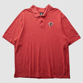 Atlanta Falcons Reebok 2010s Polo - Red Vintage sale