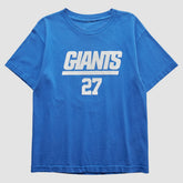 New York Giants 2000s T-Shirt - Blue Vintage sale