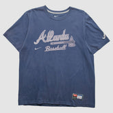Atlanta Braves 2010s T-Shirt Blue Vintage