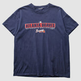 Atlanta Braves 2001 T-Shirt Navy Vintage