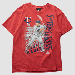 Minnesota Twins Adidas 2000s T-Shirt Red Vintage