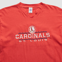 St. Louis Cardinals Logo 7 90s T-Shirt Red Vintage