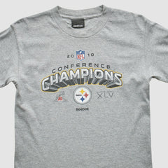 Pittsburgh Steelers Reebok 2010 Sweatshirt - Gray Vintage discount
