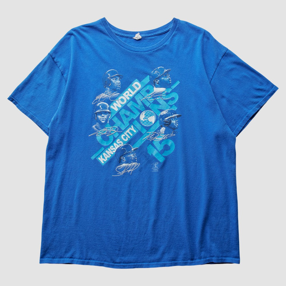 Kansas City Royals 2015 T-Shirt Blue Vintage