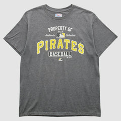 Pittsburgh Pirates Majestic 2000s T-Shirt Gray Vintage