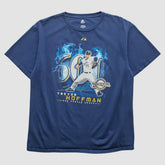 Milwaukee Brewers Majestic 2010 T-Shirt Blue Vintage