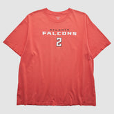 Atlanta Falcons Reebok 2010 T-Shirt - Red Vintage on sale