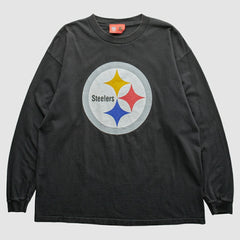Pittsburgh Steelers NFL 2000s T-Shirt - Black Vintage for sale