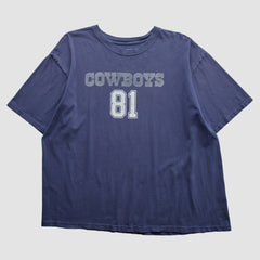 Dallas Cowboys Reebok 2000s T-Shirt - Navy Vintage cheap