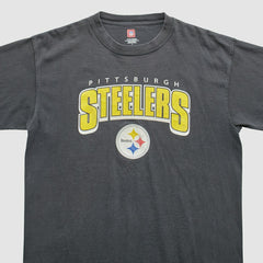 Pittsburgh Steelers 2000s T-Shirt - Black Vintage discount