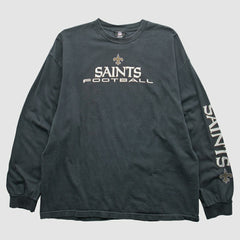 New Orleans Saints 2010s T-Shirt - Black Vintage discount