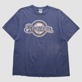 Milwaukee Brewers 2000s T-Shirt Navy Vintage